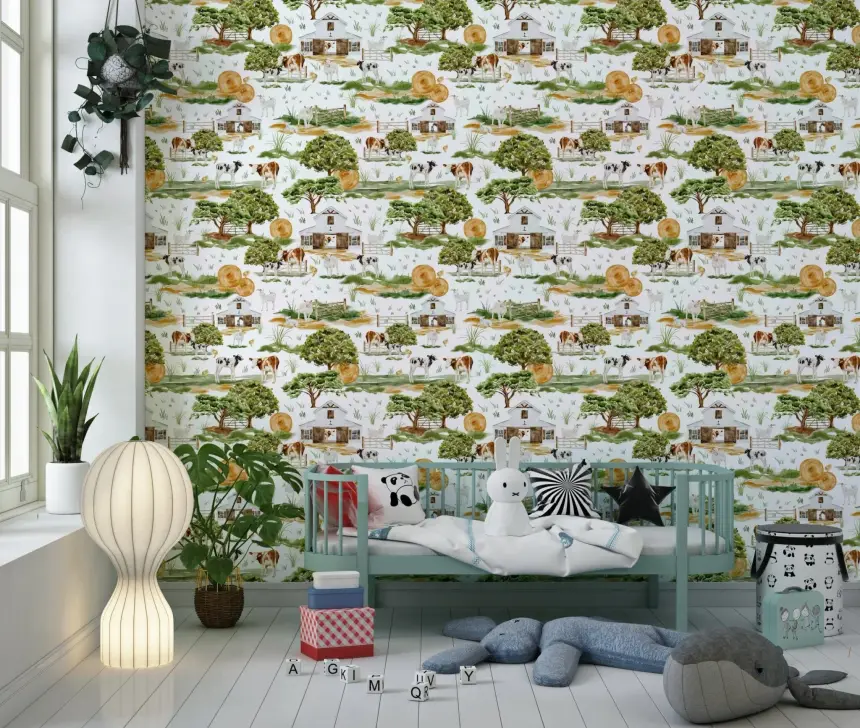 Farmhouse Charm Wallpaper