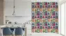 Playful Geometric Tree Motif Wallpaper 8