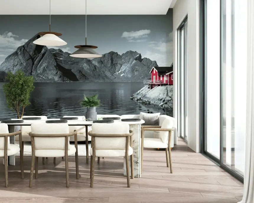 Fjord Home Wall Mural