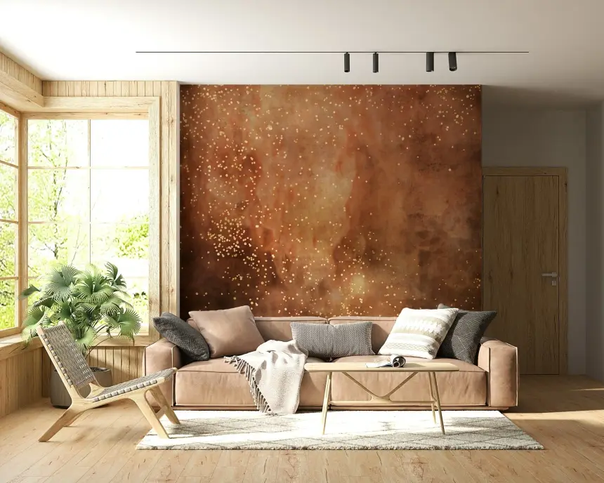 Flame Galaxy Wall Mural