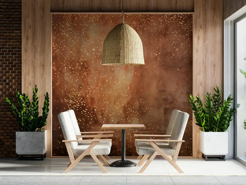 Flame Galaxy Wall Mural