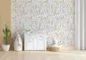 Whimsical Bunny Meadow Kids Wallpaper 7