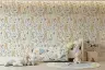 Whimsical Bunny Meadow Kids Wallpaper 8