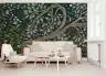 Lush Woodland Tree and Blossom Wall Mural 8
