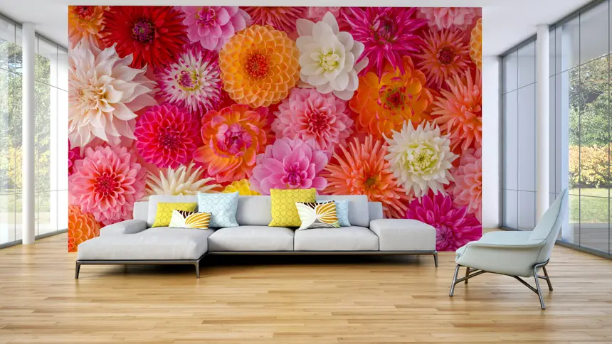 Floral Flourish Wall Mural