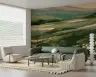 Abstract Hillside Meadow Wall Mural 8