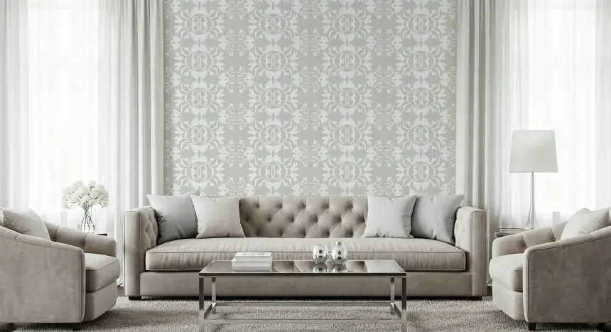 Floral Symmetry Wallpaper