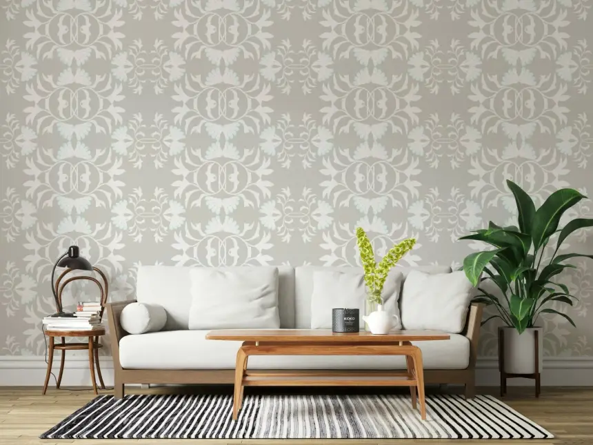 Floral Symmetry Wallpaper