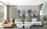 Elegant Peony Vases Botanical Wall Mural 7