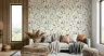 Delicate Watercolor Floral Butterfly Wallpaper 6