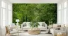 Lush Green Forest Path Scenic Wall Mural 7