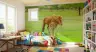 Mother Horse and Foal Green Pasture Wall Mural 8