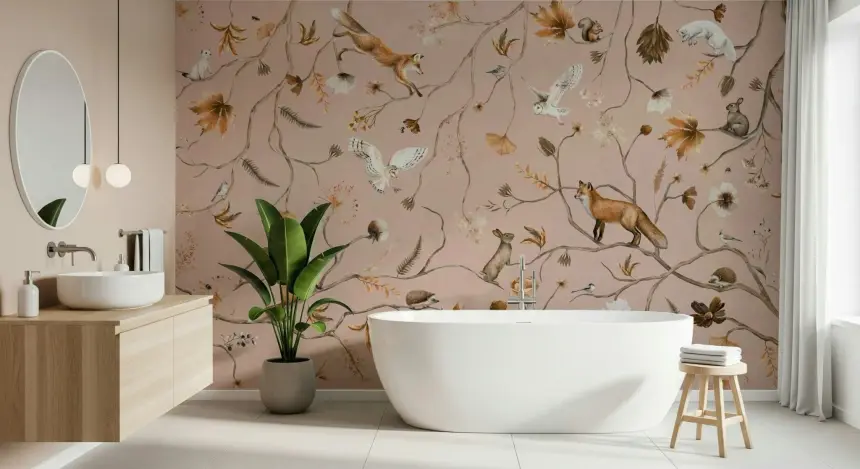 Forest Friends Fable Wall Mural