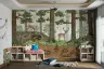 Whimsical Woodland Animals Adventure Wall Mural 8