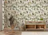 Whimsical Forest Animals Watercolor Wallpaper 7
