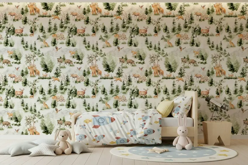 Forest Friends Wallpaper