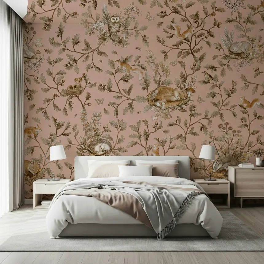 Forest Nap Wall Mural