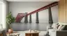 Iconic Red Forth Bridge Scenic Wall Mural 8