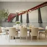 Iconic Red Forth Bridge Scenic Wall Mural 6
