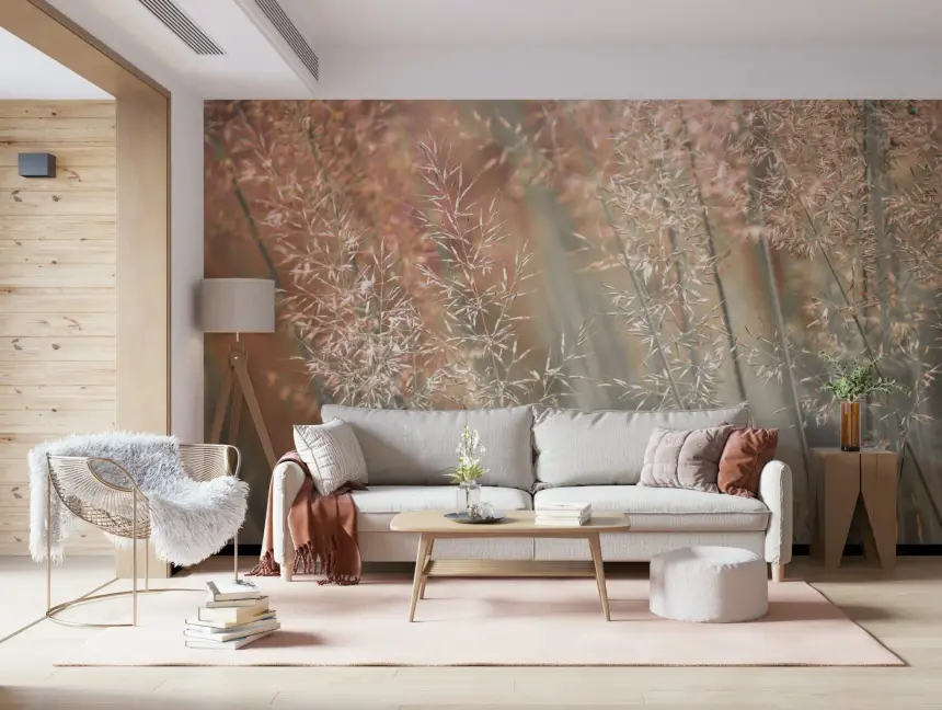Fountain Grass Wall Mural