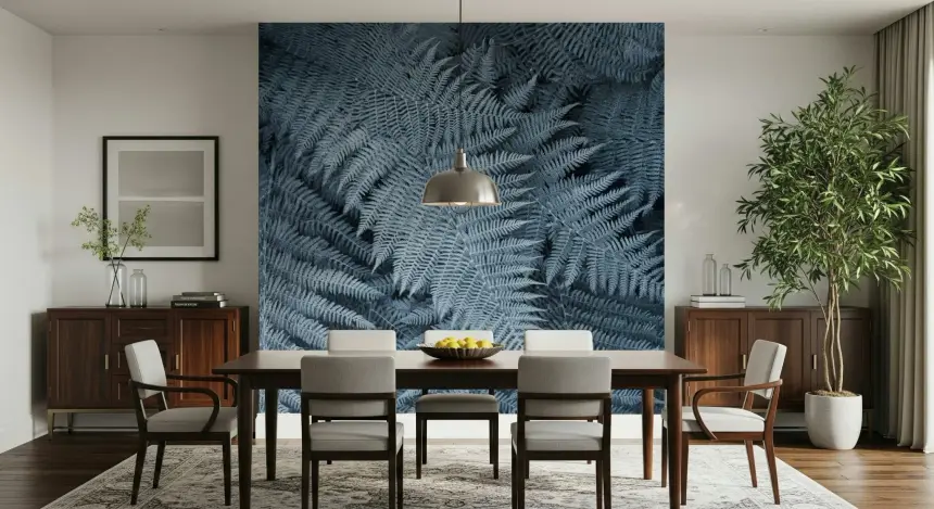 Frosted Fern Delight Wall Mural