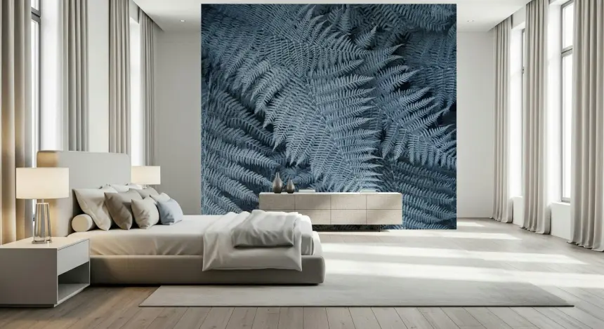Frosted Fern Delight Wall Mural
