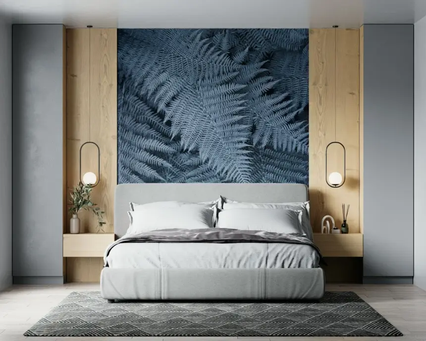 Frosted Fern Delight Wall Mural