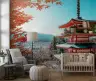 Autumn Mount Fuji and Pagoda Scenic Wall Mural 8