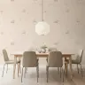Playful Polar Bear and Botanical Wallpaper 6