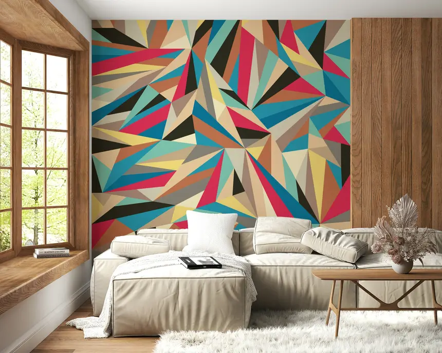 Sliced Fragments 2 Wall Mural