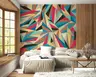 Vibrant Abstract Geometric Pattern Wall Mural 7