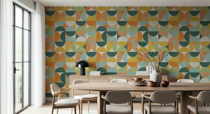 Geometric Harmony 2 Wallpaper