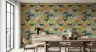 Vibrant Mid-Century Geometric Circles Wallpaper 8