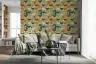 Vibrant Mid-Century Geometric Circles Wallpaper 6
