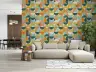 Vibrant Mid-Century Geometric Circles Wallpaper 7