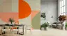 Modern Abstract Geometric Circles Wall Mural 8