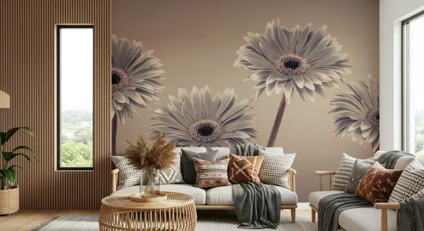 Gerbera Calm Wall Mural