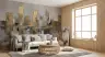 Contemporary Gilded Cityscape Wall Mural 8