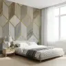 Geometric Marble Gold Line Wallpaper 8