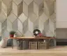 Geometric Marble Gold Line Wallpaper 6