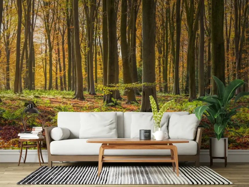 Gilded Woods Wall Mural