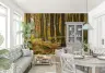 Golden Autumn Forest Scenic Wall Mural 7