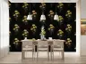 Elegant Gold Ginkgo Leaf Pattern Wallpaper 8