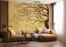 Golden Blossom Tree Wall Mural 6