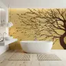 Golden Blossom Tree Wall Mural 7