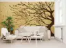 Golden Blossom Tree Wall Mural 8