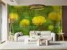 Vintage Yellow Bloom Script Wall Mural 5