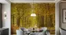 Radiant Yellow Autumn Woodland Path Wallpaper 6