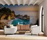 Serene Coastal Waterfall Wall Mural 7