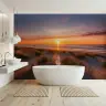 Golden Hour Coastal Dune Wall Mural 7